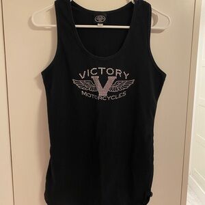 Victory Motorcycle Black Tank Top